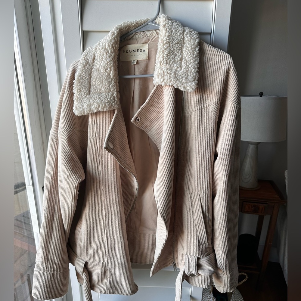Promesa Women's Tan Teddy Jacket